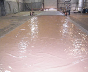 Pre-sprayed polyurea containment liners - TCS