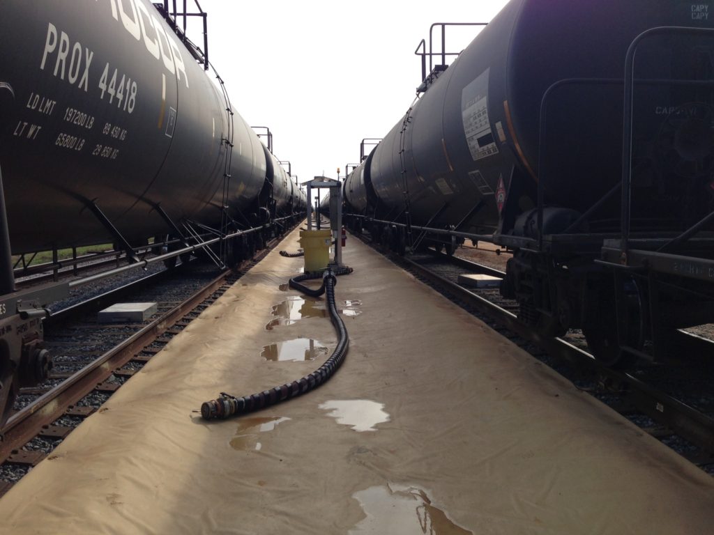 Railroad Release Secondary Containment Liner - RoboLiner®