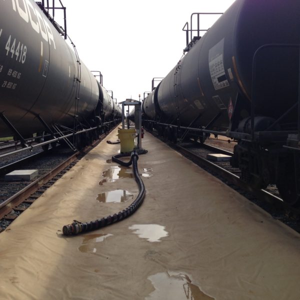 Railroad Release Secondary Containment Liner - RoboLiner®